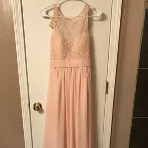 Bill Levkoff Bridesmaid Dress in light pink